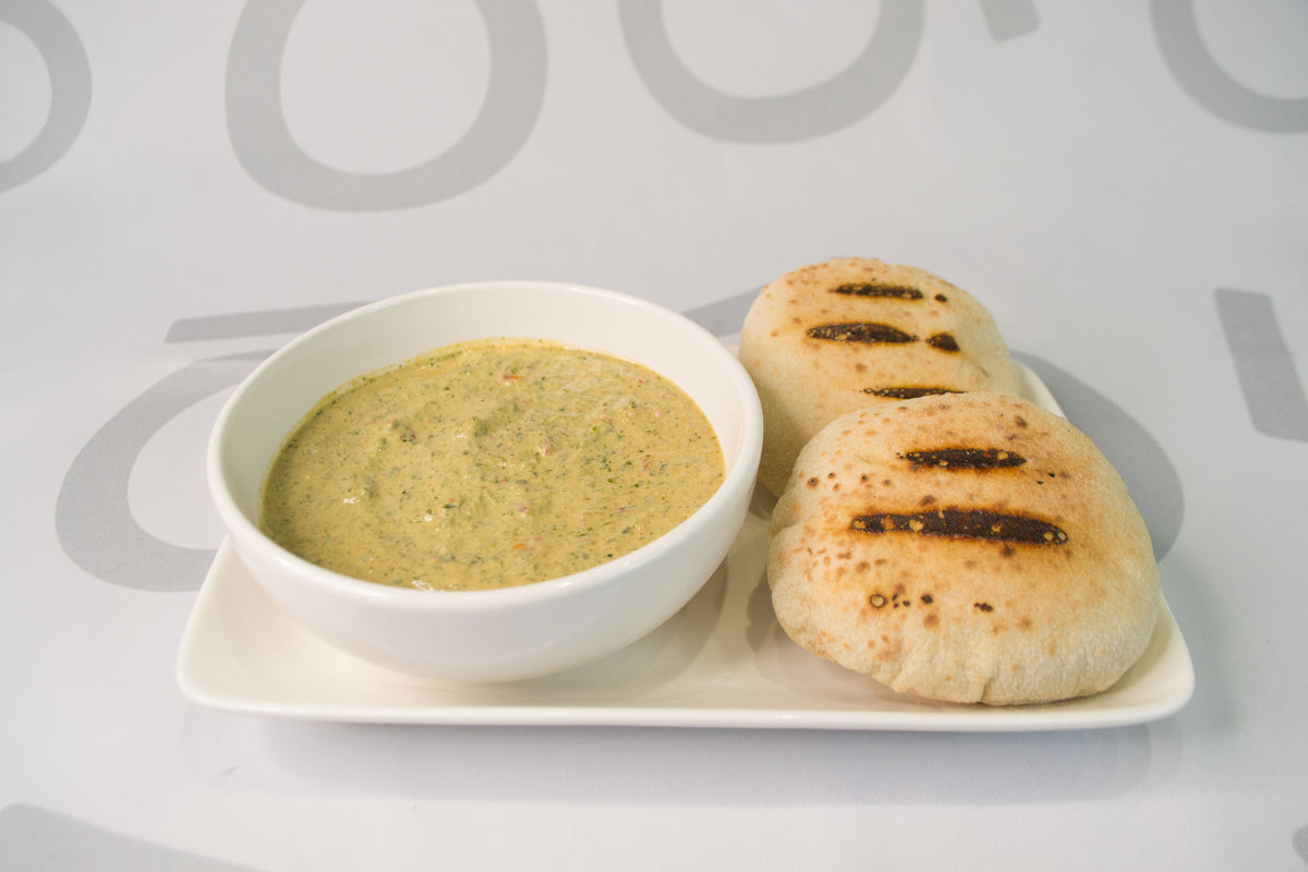 Fiery Roti Dip with pita