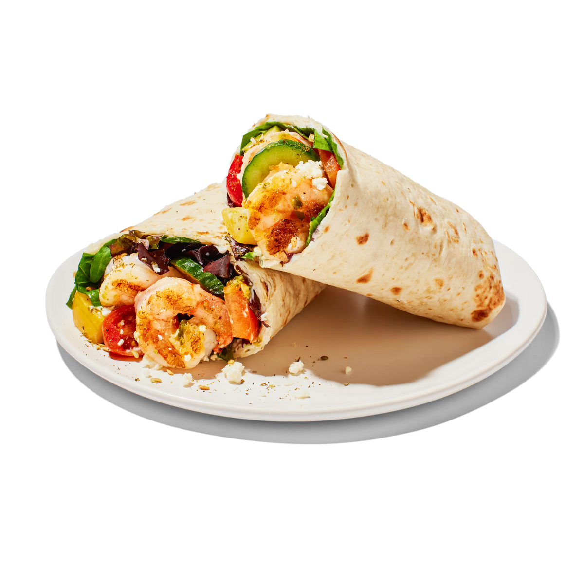 Citrus Grilled Prawn Wrap