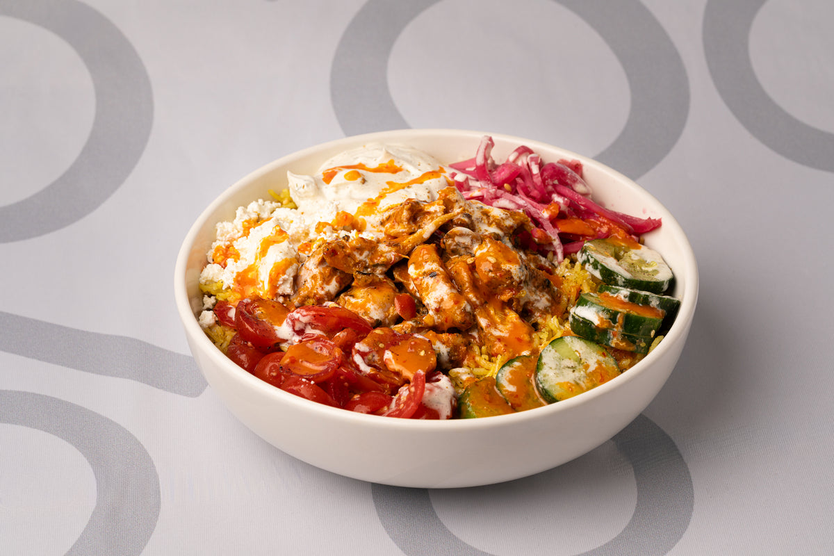Hot Honey Harissa Chicken Bowl